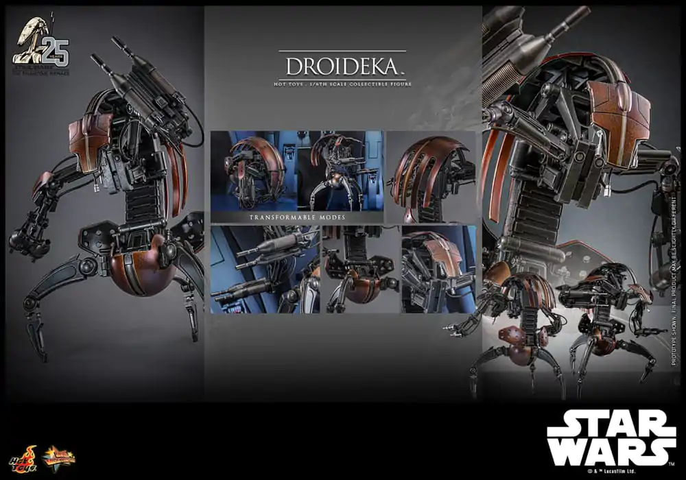 Star Wars Episode I Movie Masterpiece Action Figure 1/6 Droideka 27 cm product photo