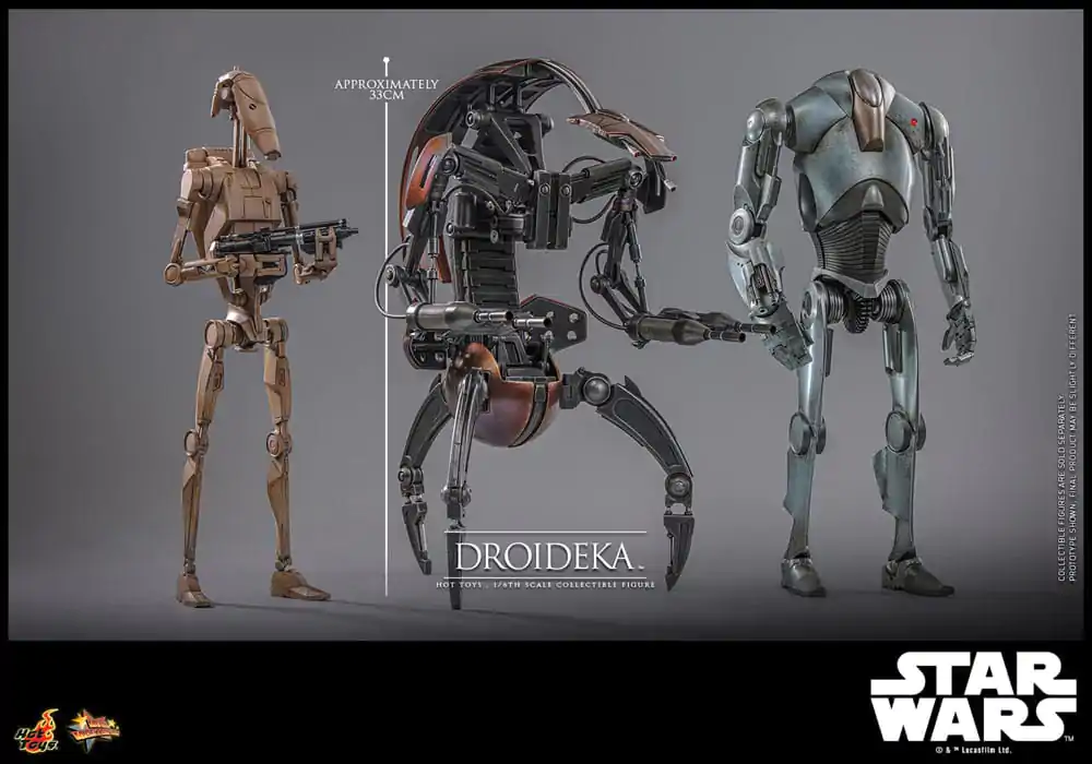 Star Wars Episode I Movie Masterpiece Action Figure 1/6 Droideka 27 cm product photo