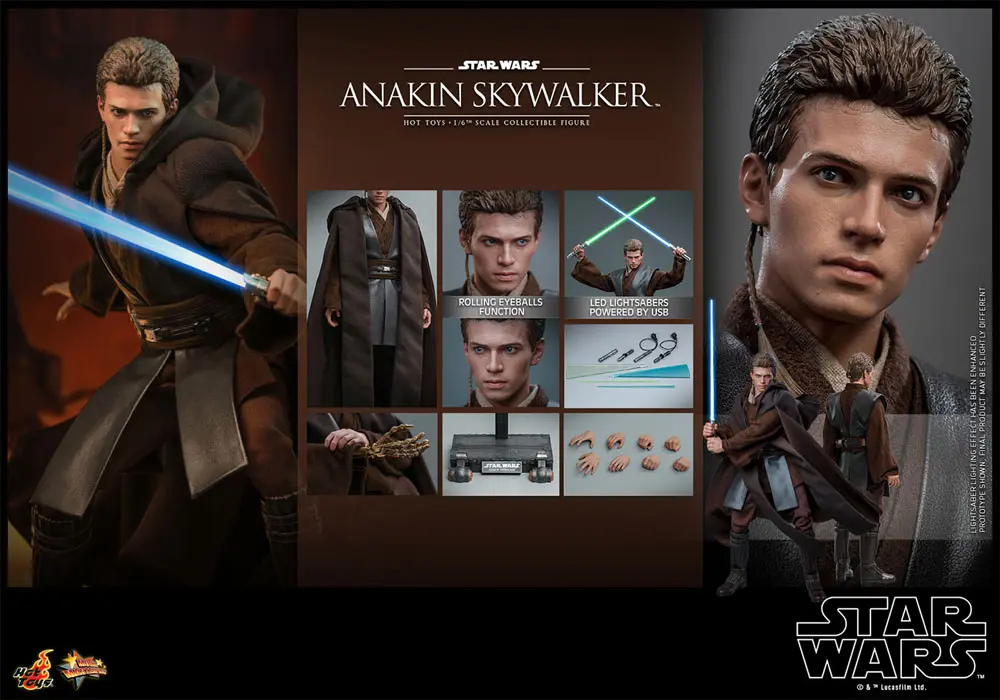 Star Wars: Episode II Action Figure 1/6 Anakin Skywalker 31 cm product photo