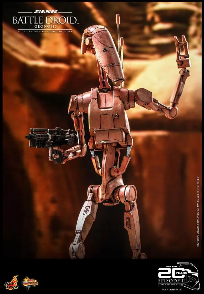 Star Wars: Episode II Action Figure 1/6 Battle Droid (Geonosis) 31 cm product photo