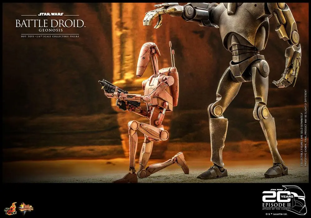 Star Wars: Episode II Action Figure 1/6 Battle Droid (Geonosis) 31 cm product photo