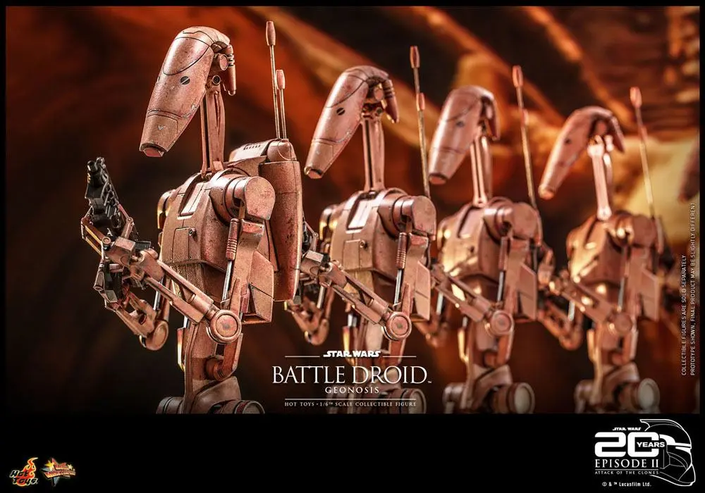 Star Wars: Episode II Action Figure 1/6 Battle Droid (Geonosis) 31 cm product photo