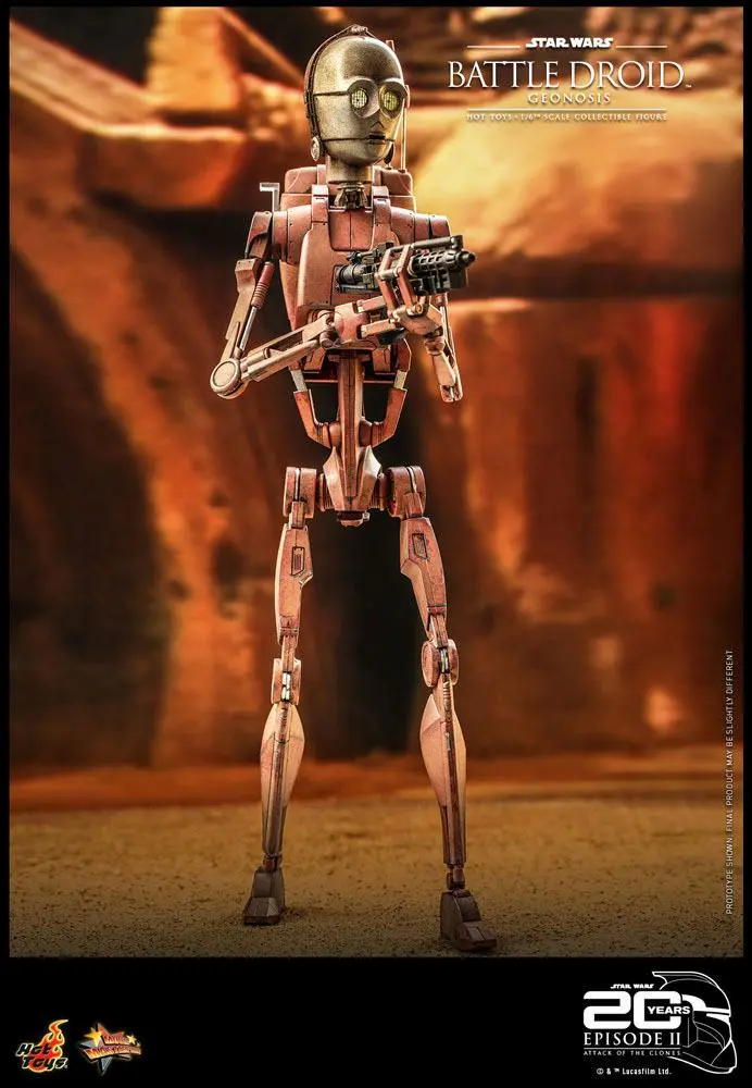 Star Wars: Episode II Action Figure 1/6 Battle Droid (Geonosis) 31 cm product photo
