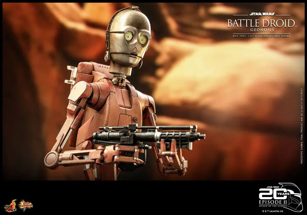 Star Wars: Episode II Action Figure 1/6 Battle Droid (Geonosis) 31 cm product photo