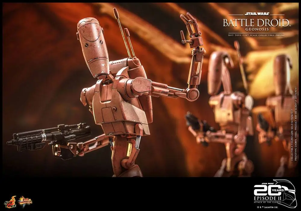 Star Wars: Episode II Action Figure 1/6 Battle Droid (Geonosis) 31 cm product photo