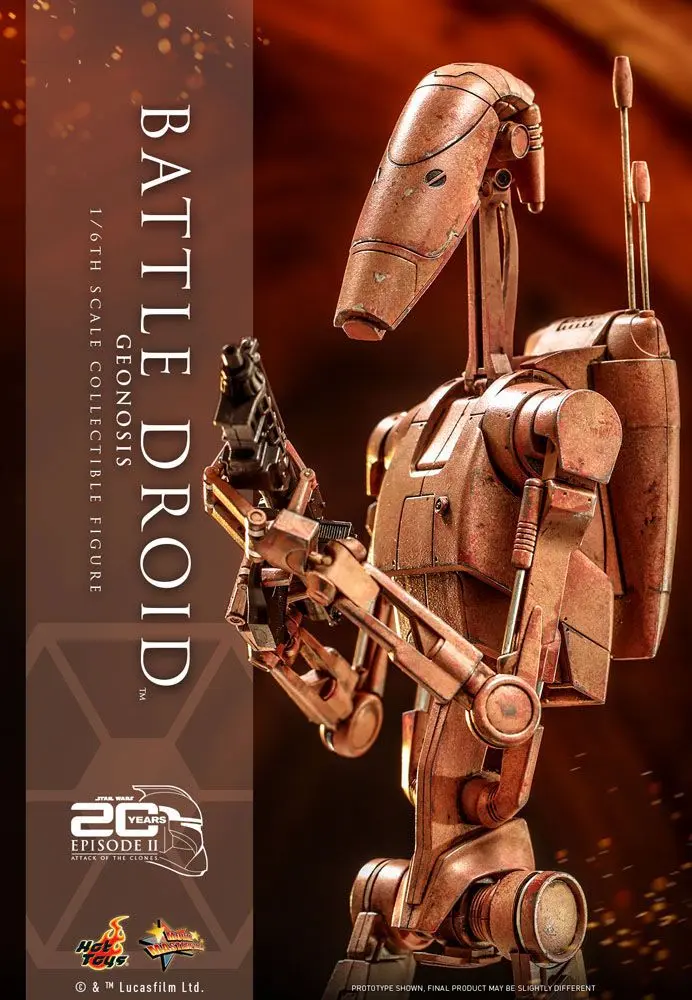 Star Wars: Episode II Action Figure 1/6 Battle Droid (Geonosis) 31 cm product photo