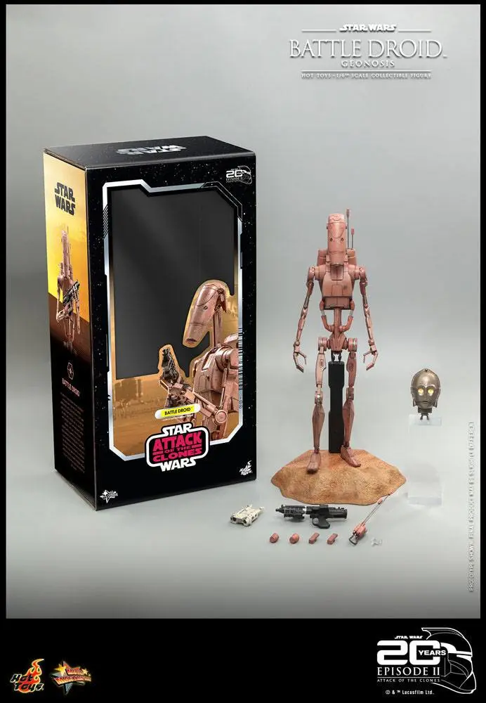Star Wars: Episode II Action Figure 1/6 Battle Droid (Geonosis) 31 cm product photo