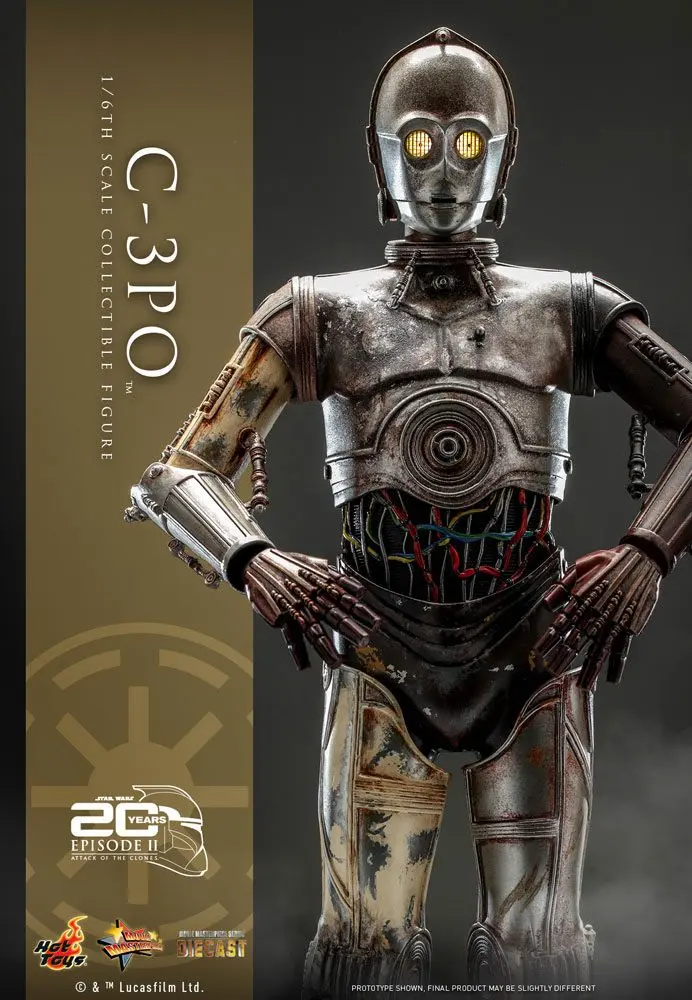 Star Wars: Episode II Action Figure 1/6 C-3PO 29 cm product photo
