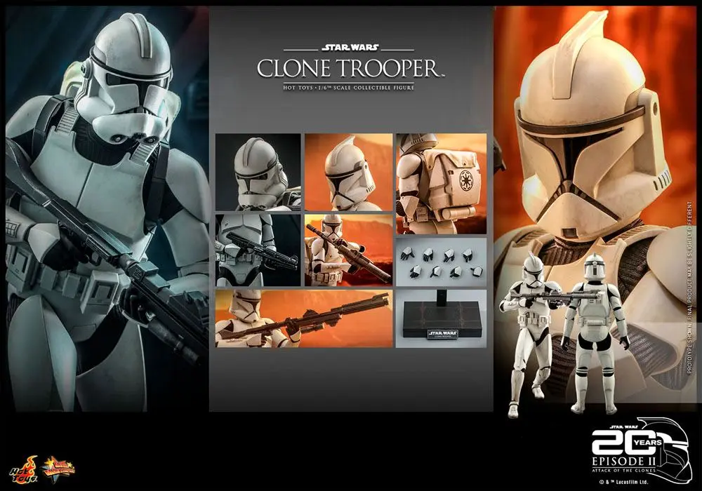 Star Wars: Episode II Action Figure 1/6 Clone Trooper 30 cm product photo