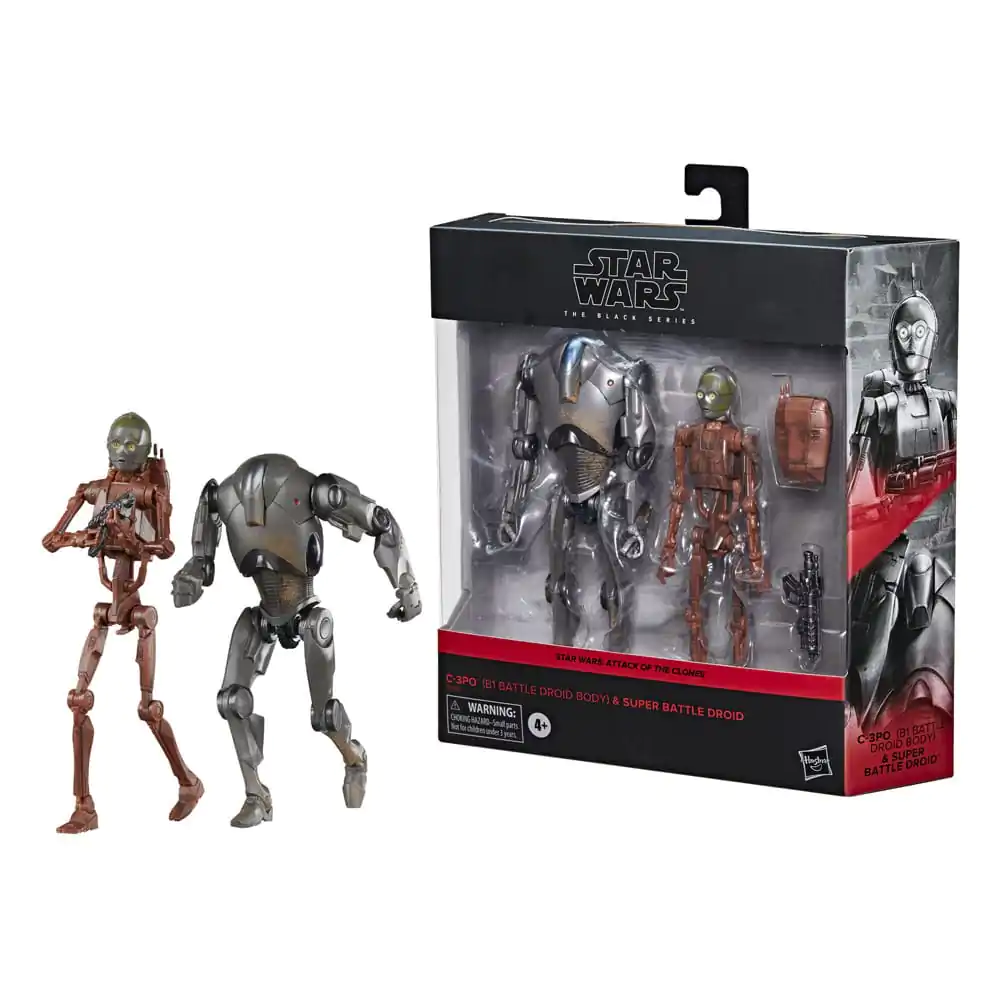 Star Wars Episode II Black Series Action Figure 2-Pack C-3PO (B1 Battle Droid Body) & Super Battle Droid 15 cm product photo