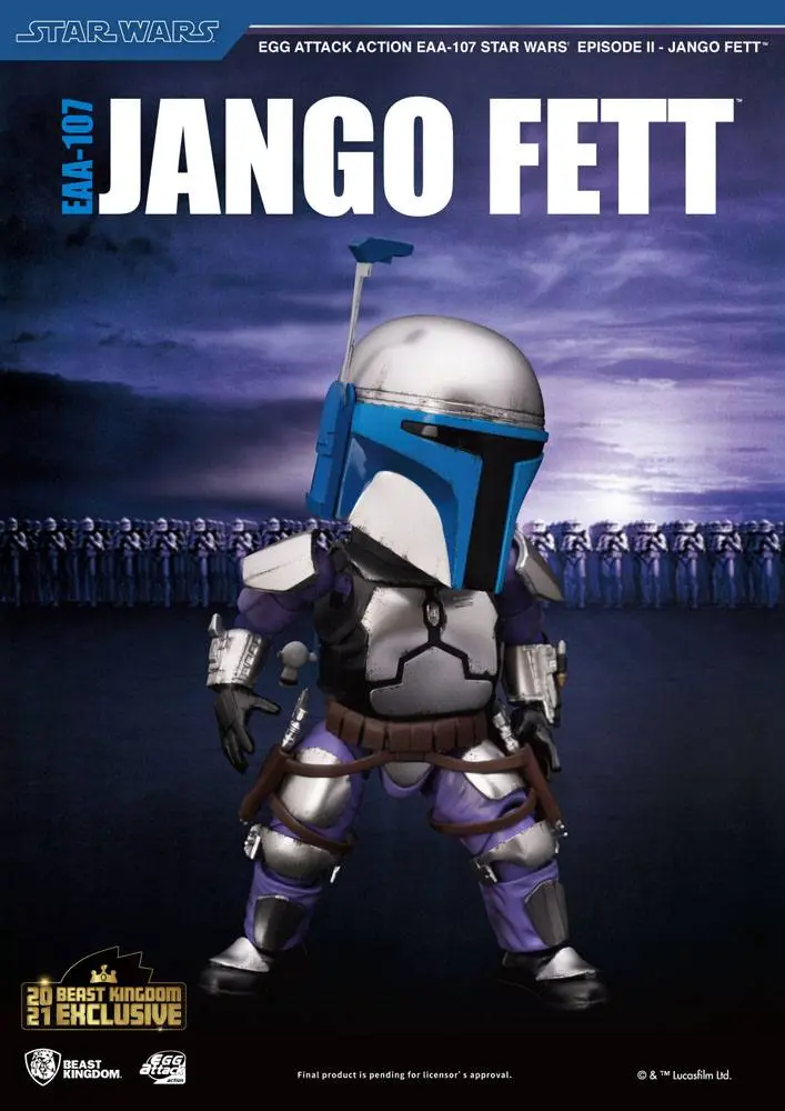 Star Wars Episode II Egg Attack Action Figure Jango Fett BK Exclusive 16 cm product photo