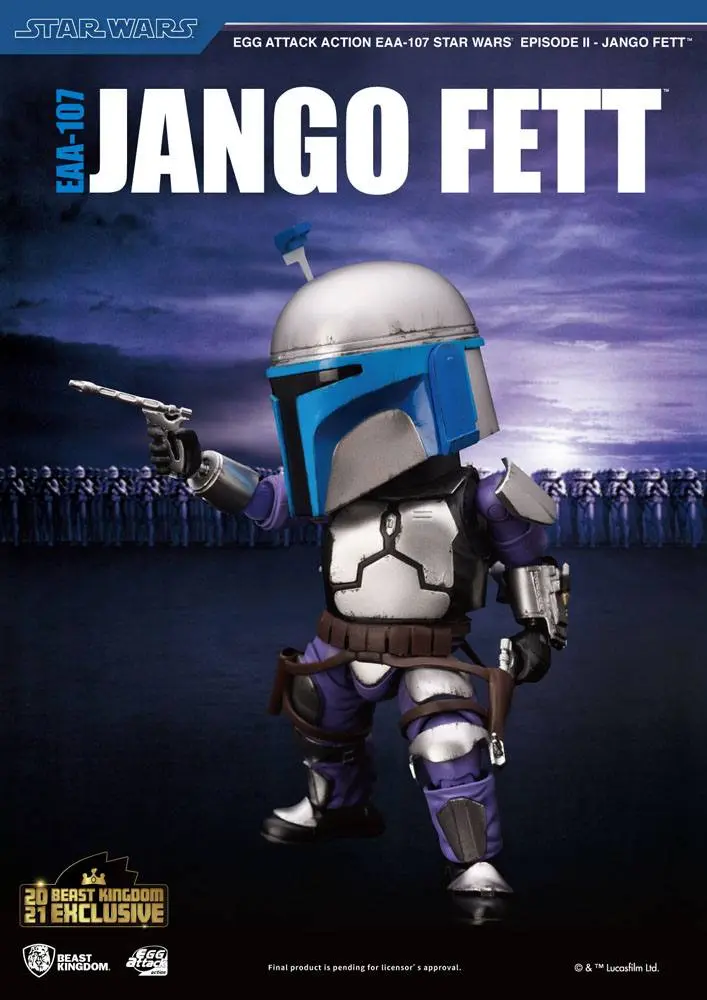 Star Wars Episode II Egg Attack Action Figure Jango Fett BK Exclusive 16 cm product photo