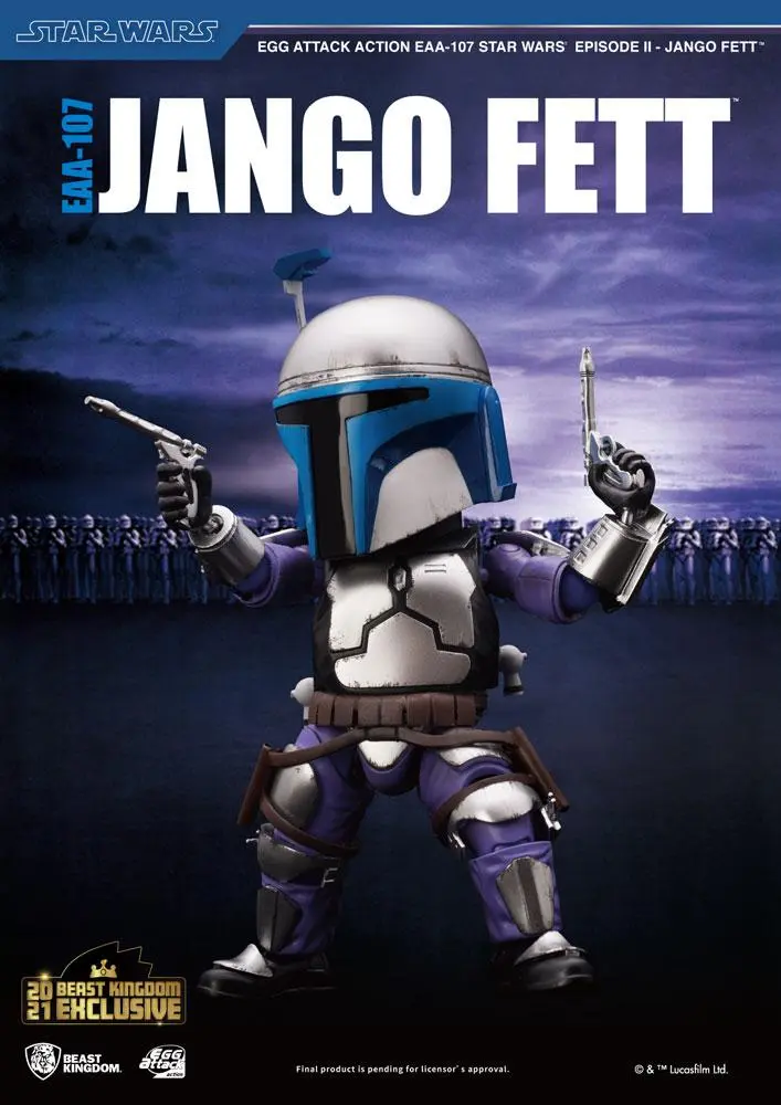 Star Wars Episode II Egg Attack Action Figure Jango Fett BK Exclusive 16 cm product photo