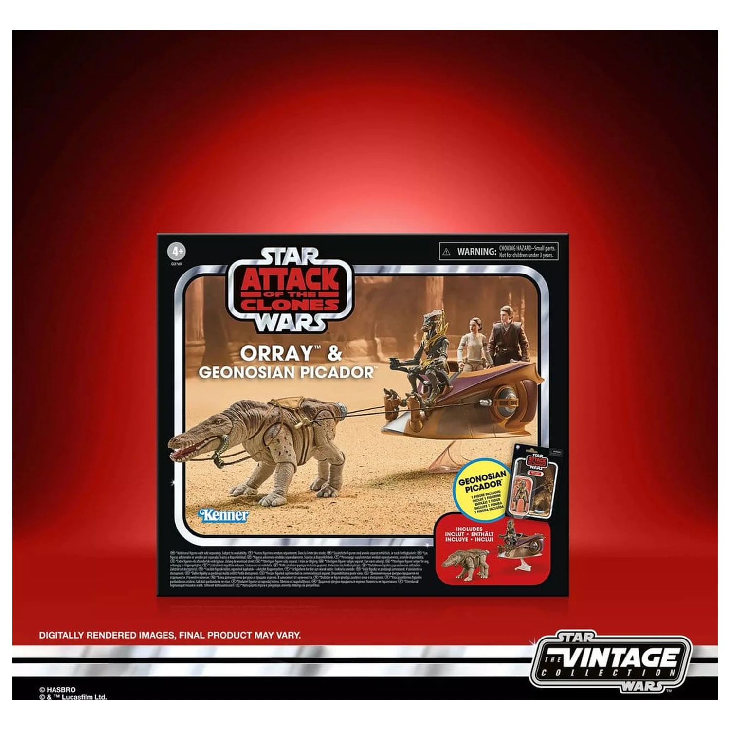 Star Wars Episode II Vintage Collection Action Figure 2-Pack Orray & Geonosian Picador 10 cm product photo