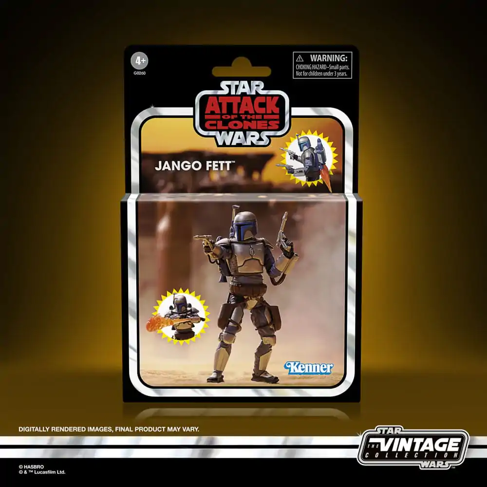 Star Wars Episode II Vintage Collection Action Figure Jango Fett 10 cm product photo