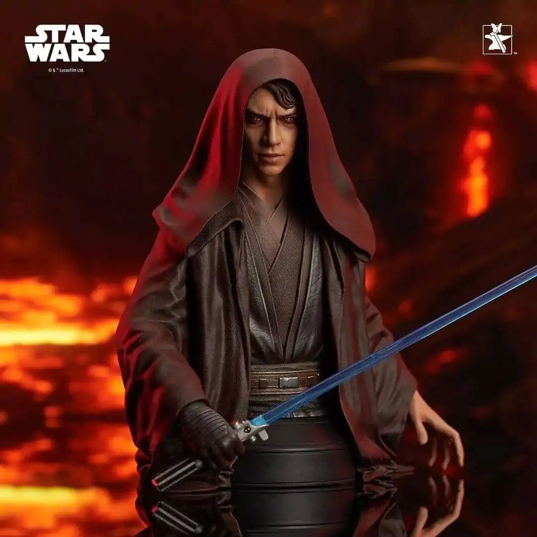 Star Wars Episode III Bust 1/6 Dark Anakin Skywalker 2022 Premier Guild Membership Gift 15 cm product photo