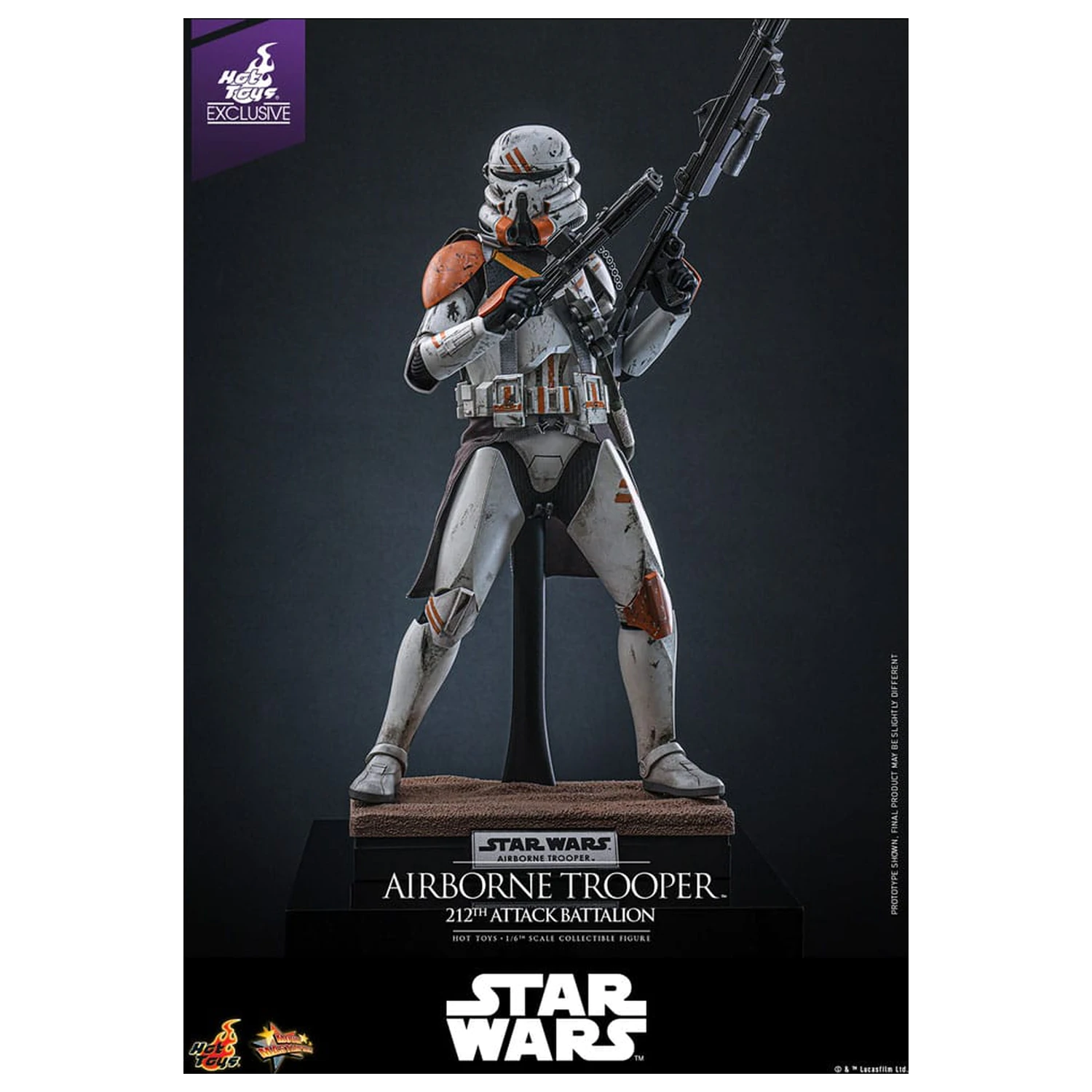 Star Wars: Episode III - Revenge of the Sith Action Figure 1/6 Airborne Trooper (212th Attack Battalion) 30 cm product photo