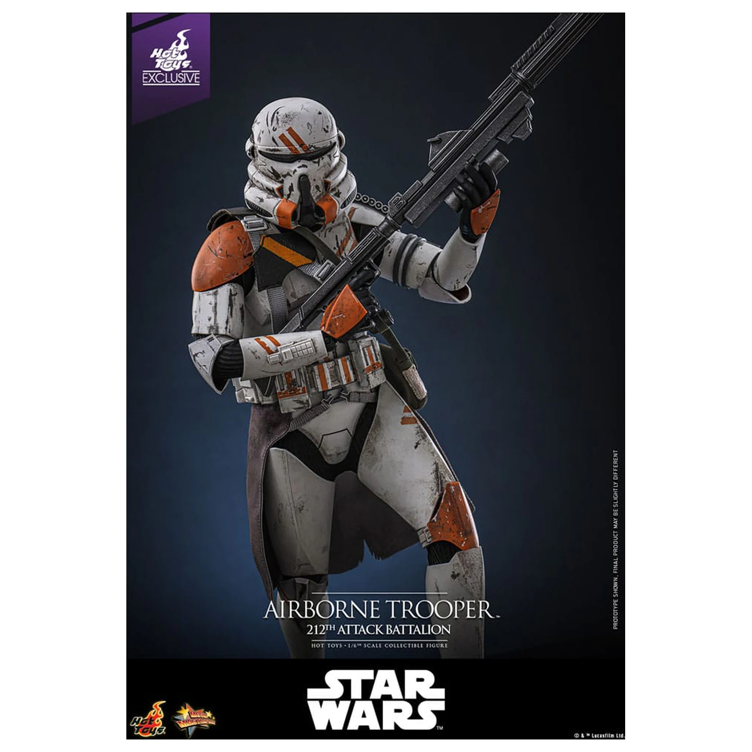 Star Wars: Episode III - Revenge of the Sith Action Figure 1/6 Airborne Trooper (212th Attack Battalion) 30 cm product photo
