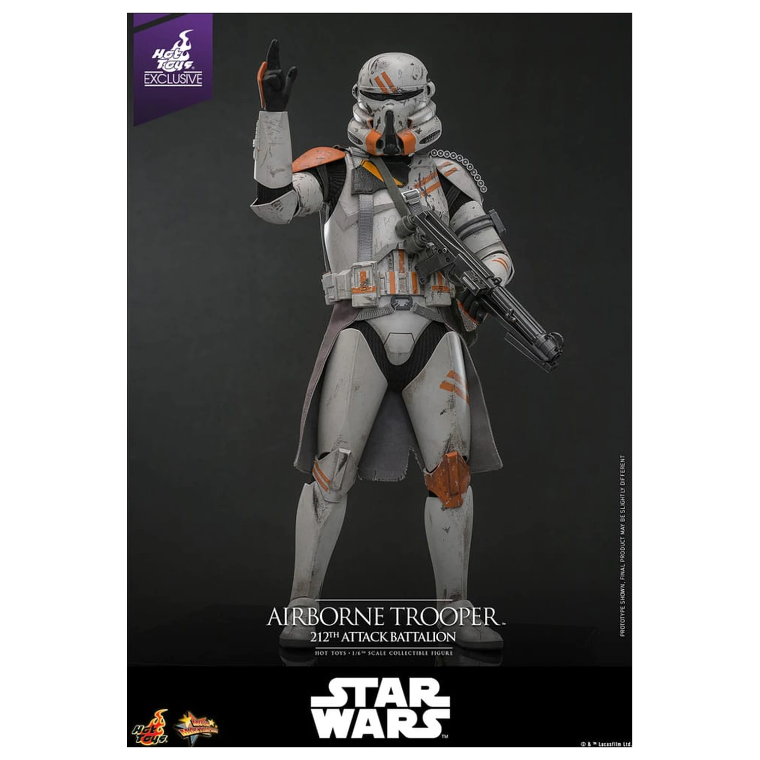 Star Wars: Episode III - Revenge of the Sith Action Figure 1/6 Airborne Trooper (212th Attack Battalion) 30 cm product photo