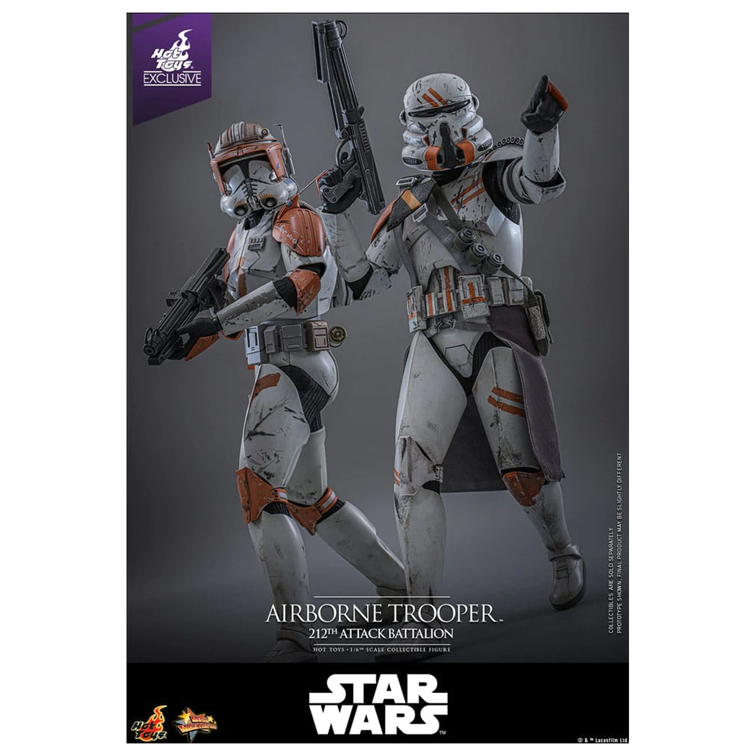 Star Wars: Episode III - Revenge of the Sith Action Figure 1/6 Airborne Trooper (212th Attack Battalion) 30 cm product photo