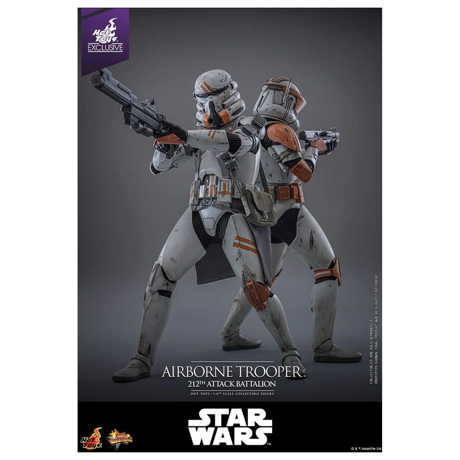 Star Wars: Episode III - Revenge of the Sith Action Figure 1/6 Airborne Trooper (212th Attack Battalion) 30 cm product photo