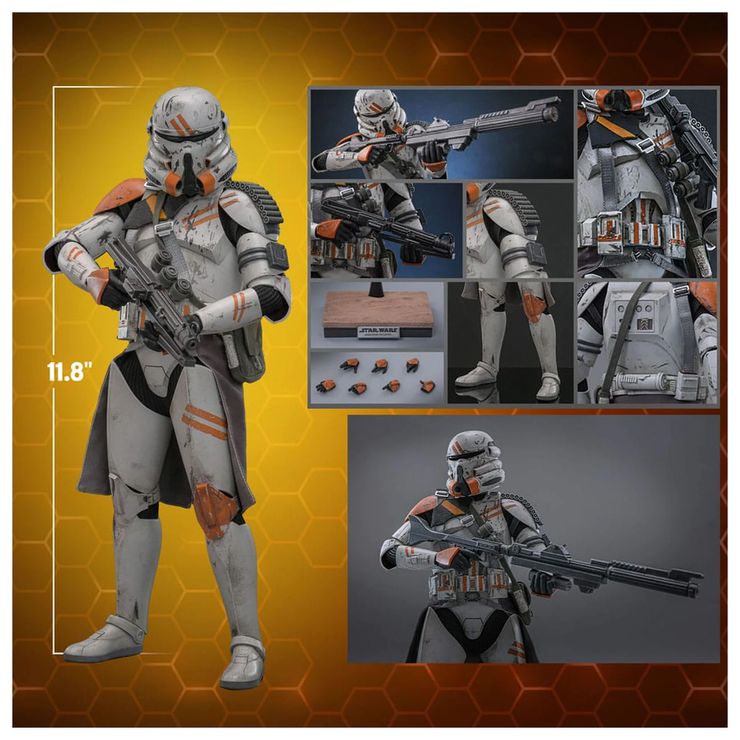 Star Wars: Episode III - Revenge of the Sith Action Figure 1/6 Airborne Trooper (212th Attack Battalion) 30 cm product photo