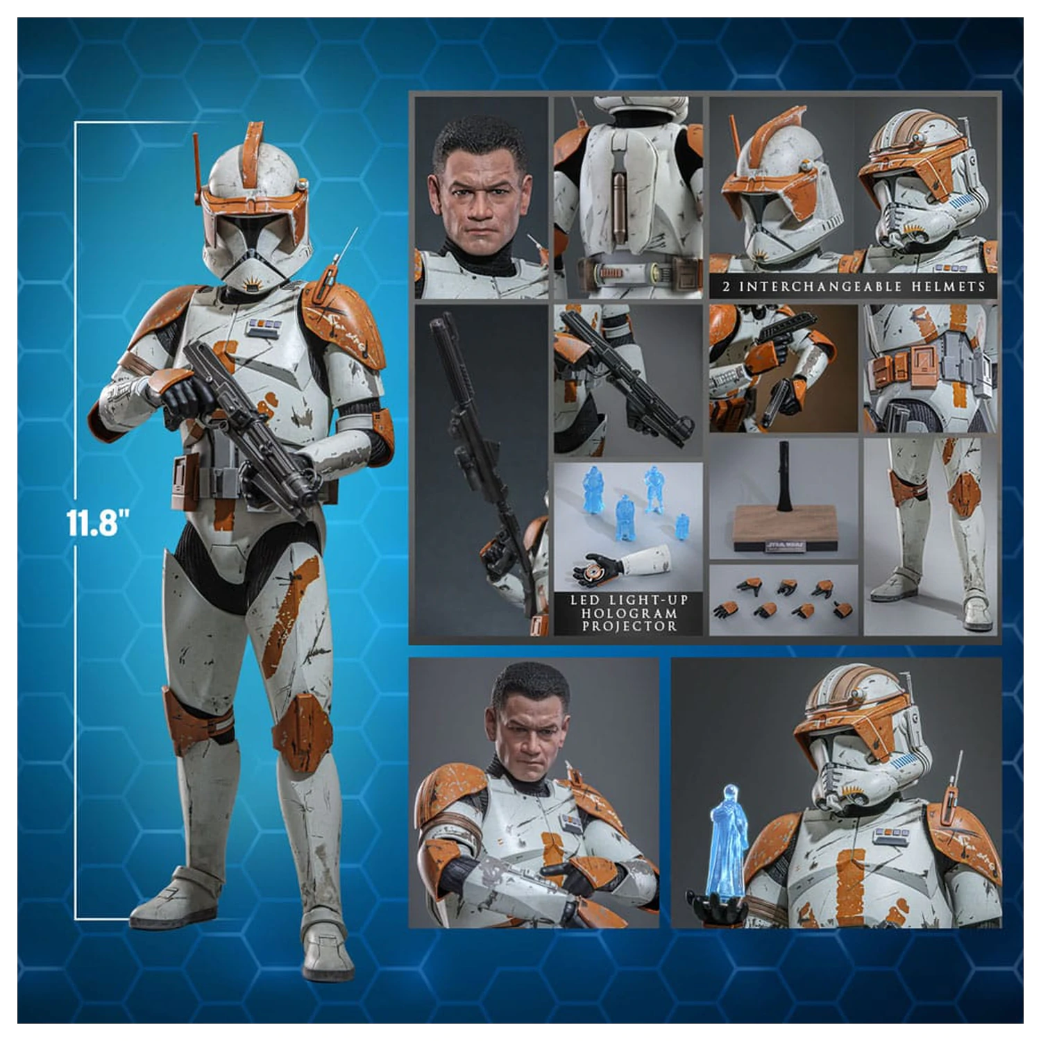 Star Wars: Episode III - Revenge of the Sith Action Figure 1/6 Clone Commander Cody 30 cm product photo