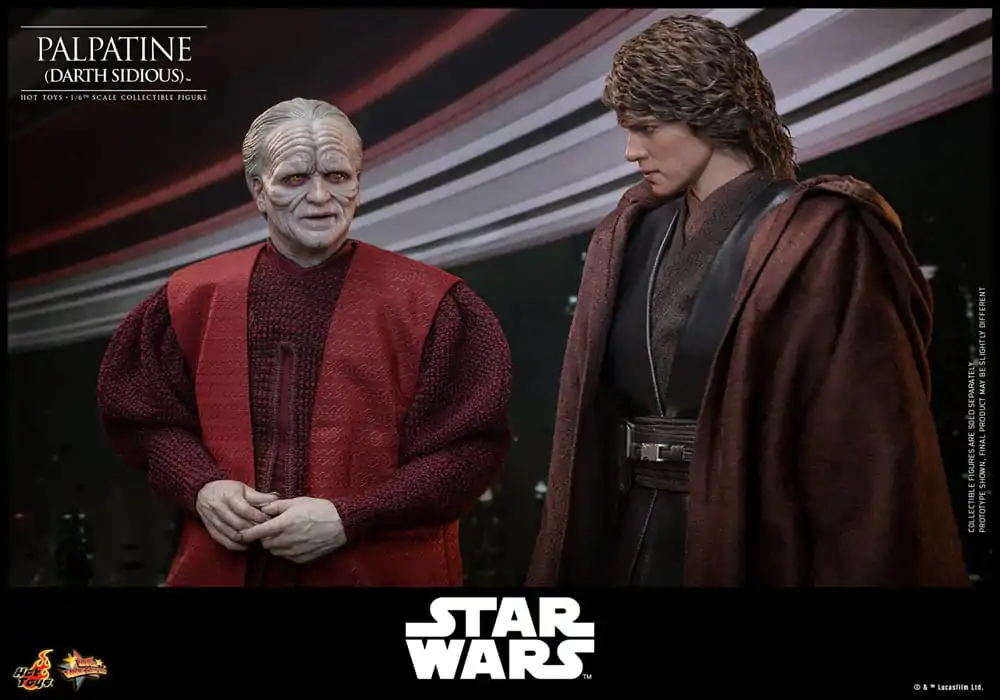 Star Wars: Episode III - Revenge of the Sith Action Figure 1/6 Palpatine (Darth Sidious) 29 cm product photo