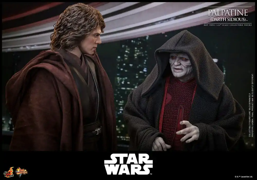 Star Wars: Episode III - Revenge of the Sith Action Figure 1/6 Palpatine (Darth Sidious) 29 cm product photo