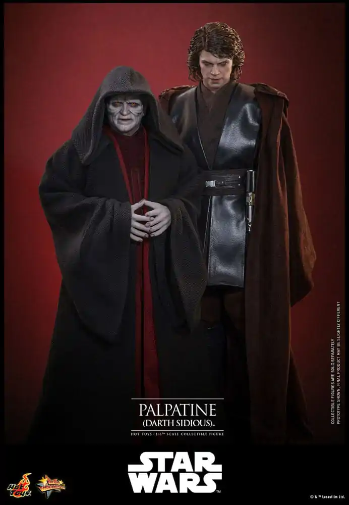 Star Wars: Episode III - Revenge of the Sith Action Figure 1/6 Palpatine (Darth Sidious) 29 cm product photo