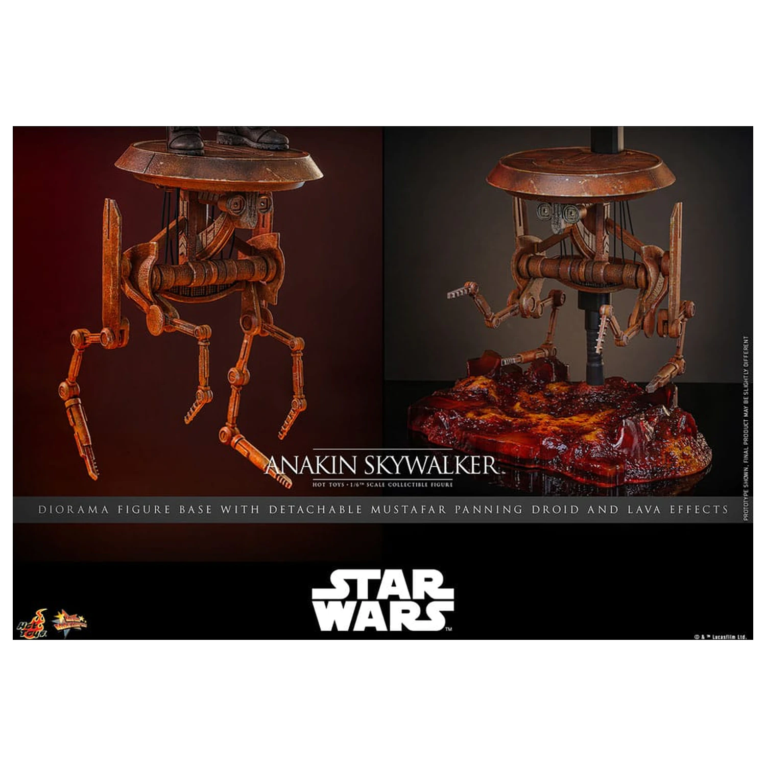 Star Wars: Episode III - Revenge of the Sith Movie Masterpiece Action Figure 1/6 Anakin Skywalker 31 cm product photo