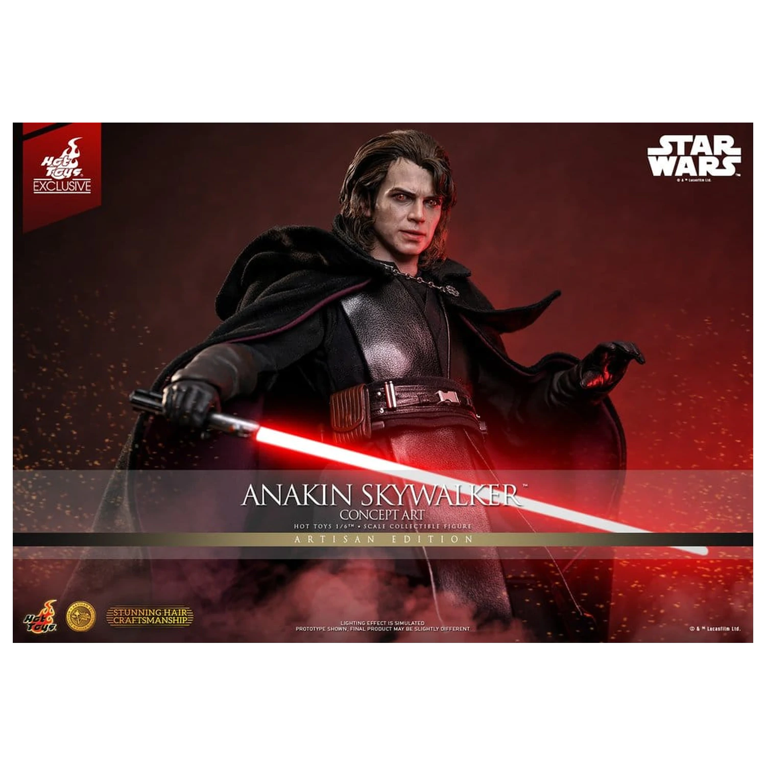 Star Wars Episode III: Revenge Of The Sith Movie Masterpiece Action Figure 1/6 Anakin Skywalker (Concept Art Version) (Artisan Edition) 31 cm product photo
