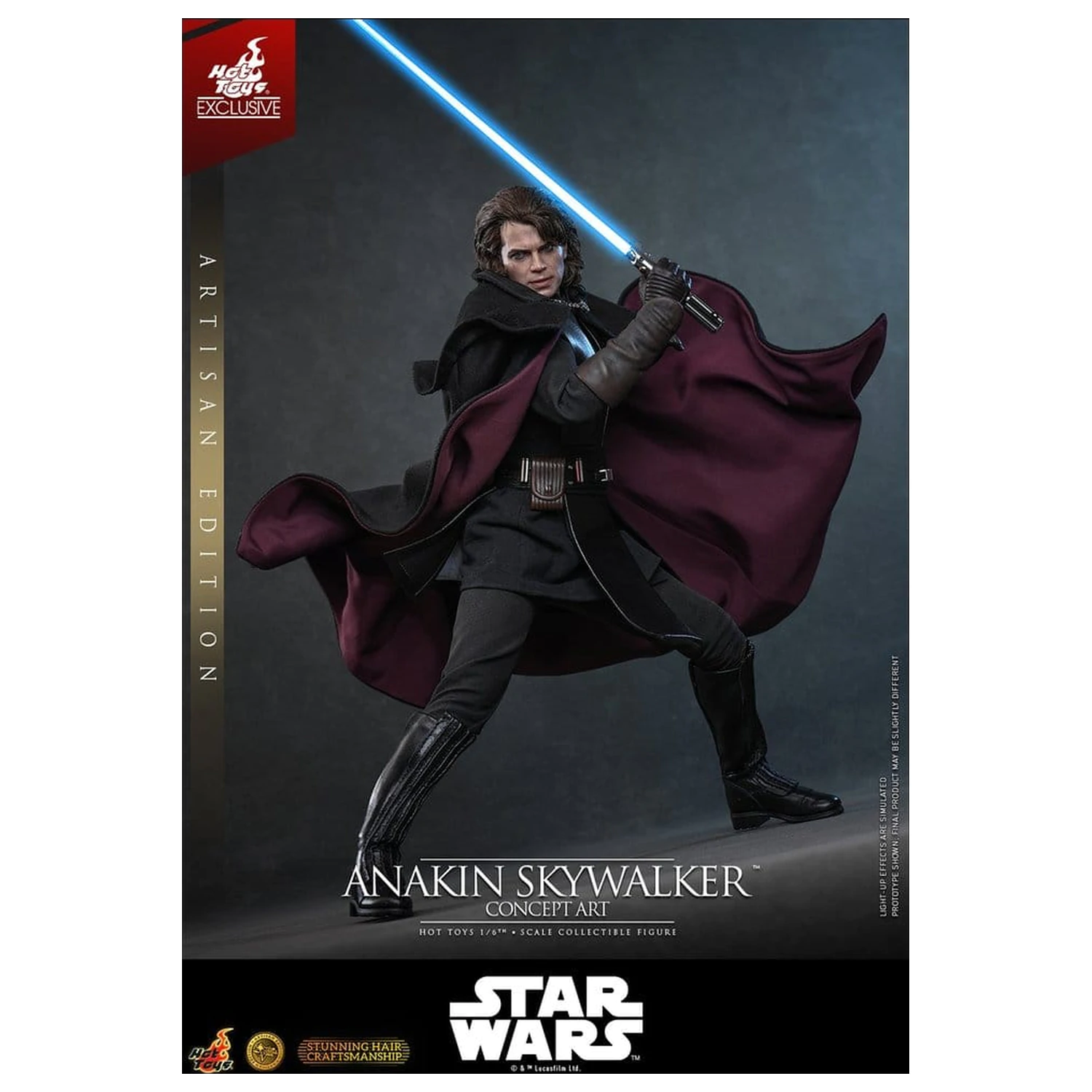 Star Wars Episode III: Revenge Of The Sith Movie Masterpiece Action Figure 1/6 Anakin Skywalker (Concept Art Version) (Artisan Edition) 31 cm product photo