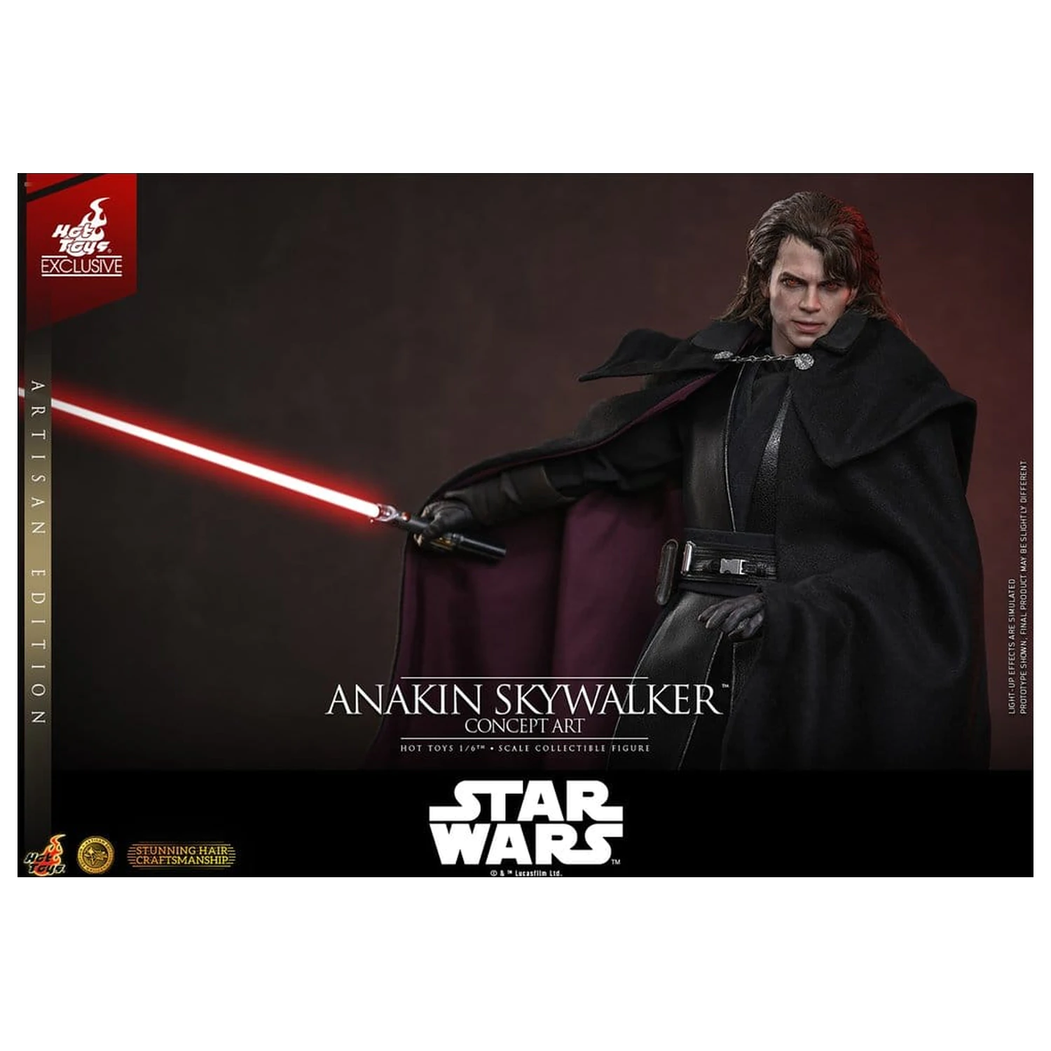 Star Wars Episode III: Revenge Of The Sith Movie Masterpiece Action Figure 1/6 Anakin Skywalker (Concept Art Version) (Artisan Edition) 31 cm product photo