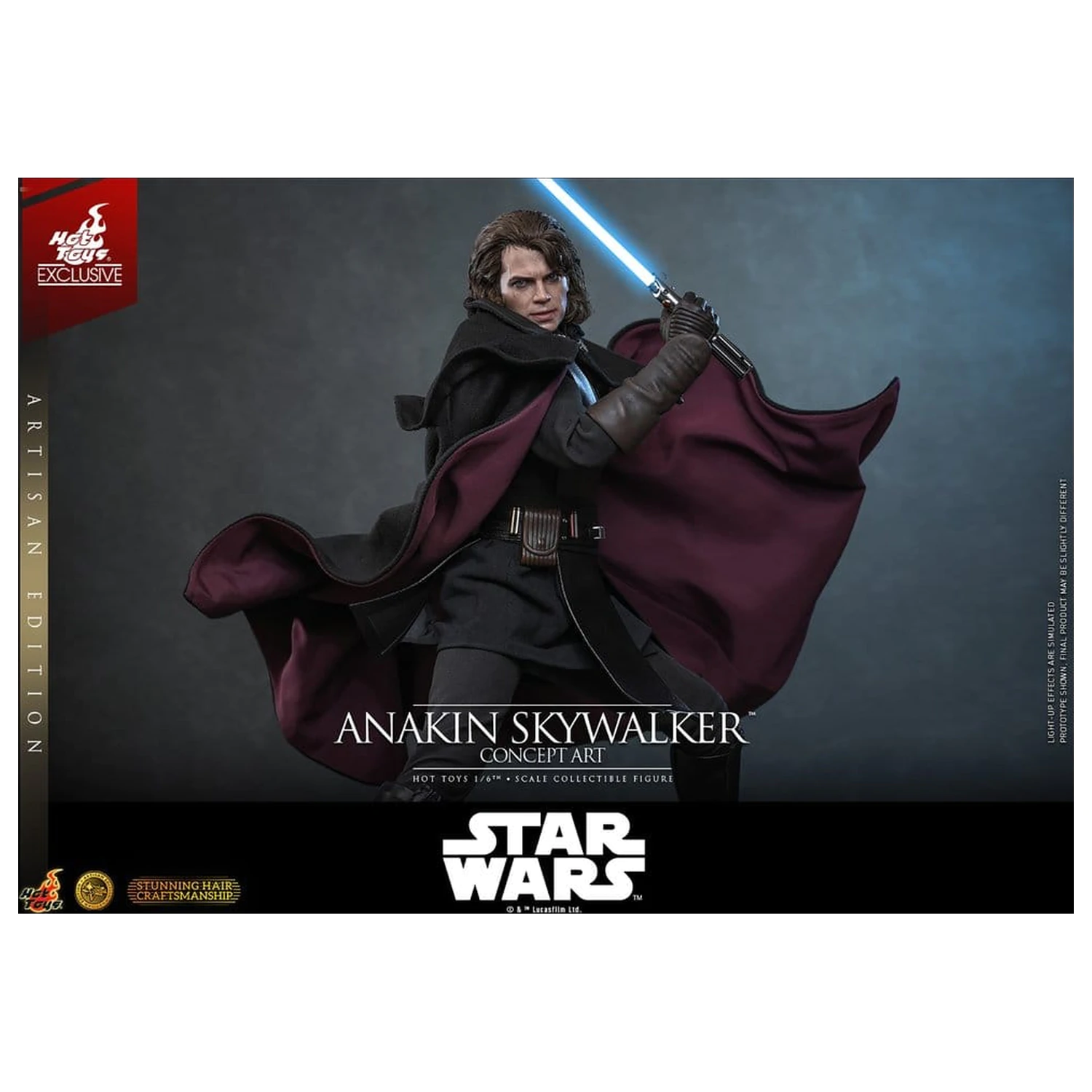 Star Wars Episode III: Revenge Of The Sith Movie Masterpiece Action Figure 1/6 Anakin Skywalker (Concept Art Version) (Artisan Edition) 31 cm product photo