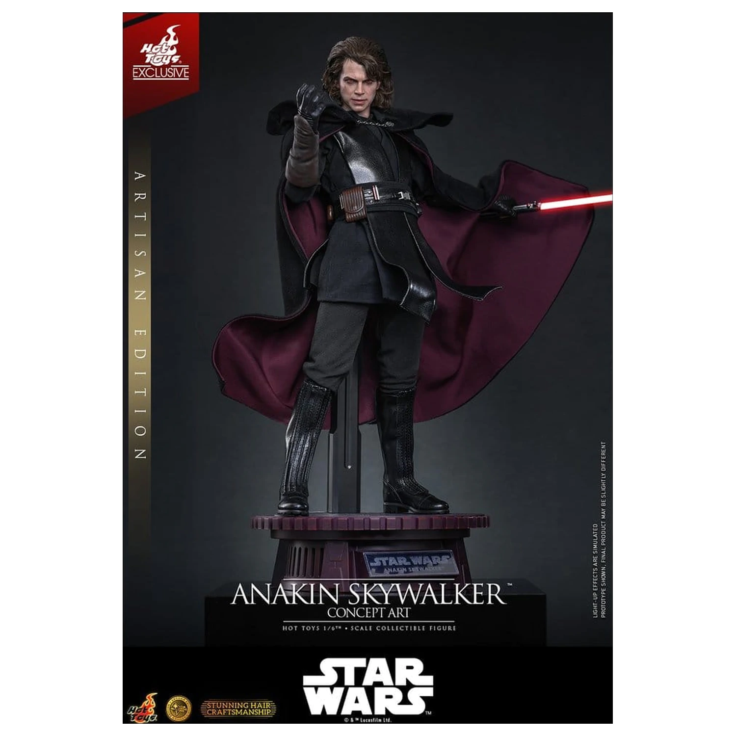 Star Wars Episode III: Revenge Of The Sith Movie Masterpiece Action Figure 1/6 Anakin Skywalker (Concept Art Version) (Artisan Edition) 31 cm product photo