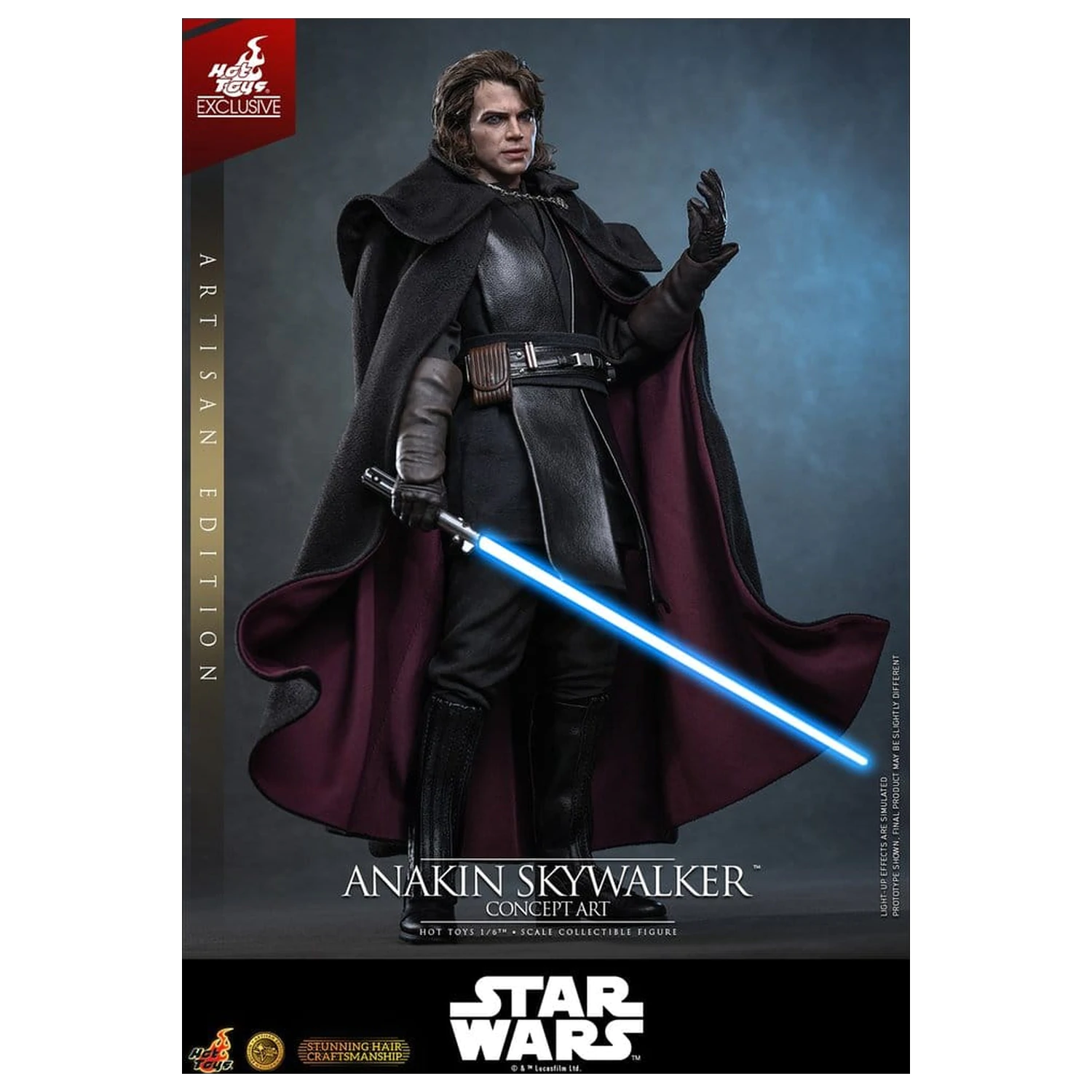 Star Wars Episode III: Revenge Of The Sith Movie Masterpiece Action Figure 1/6 Anakin Skywalker (Concept Art Version) (Artisan Edition) 31 cm product photo