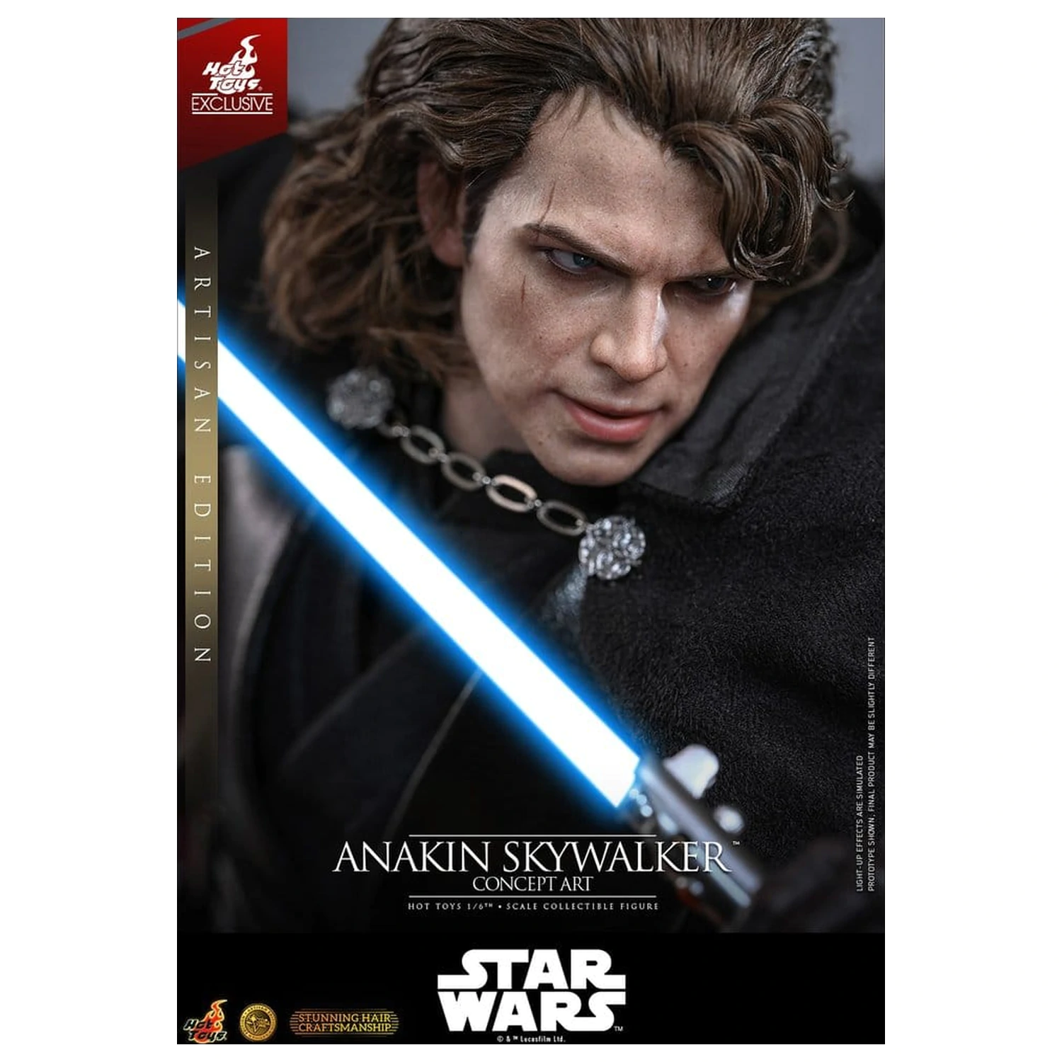 Star Wars Episode III: Revenge Of The Sith Movie Masterpiece Action Figure 1/6 Anakin Skywalker (Concept Art Version) (Artisan Edition) 31 cm product photo