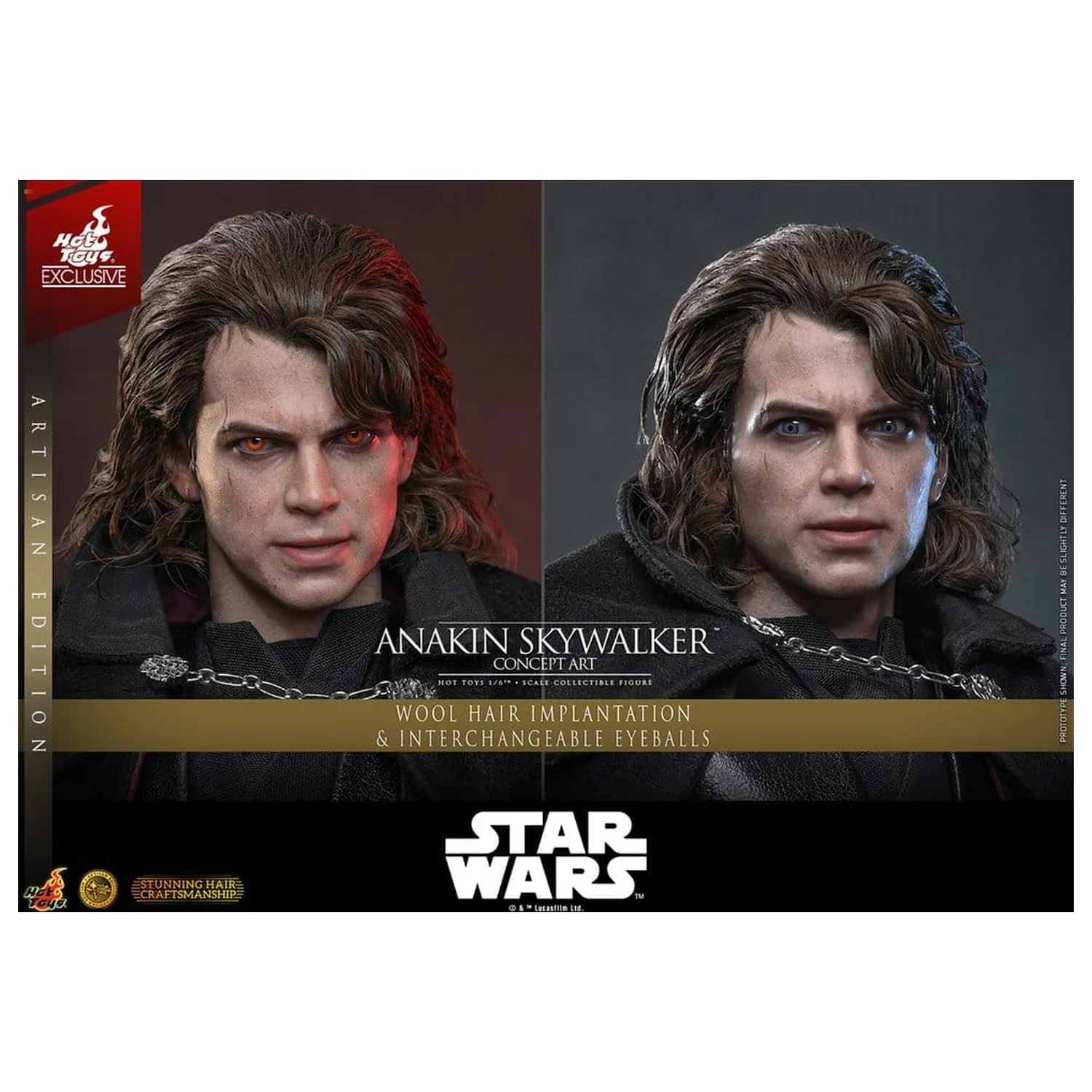 Star Wars Episode III: Revenge Of The Sith Movie Masterpiece Action Figure 1/6 Anakin Skywalker (Concept Art Version) (Artisan Edition) 31 cm product photo