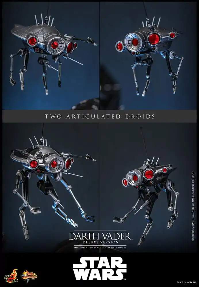 Star Wars: Episode III - Revenge of the Sith Movie Masterpiece Action Figure 1/6 Darth Vader (Deluxe Version) 35 cm product photo