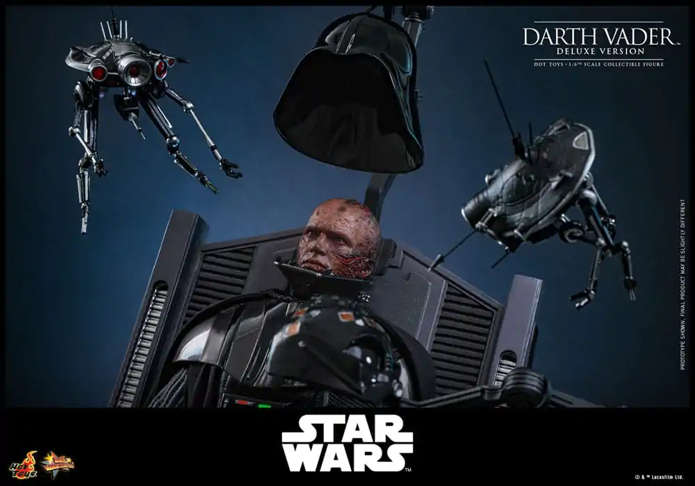 Star Wars: Episode III - Revenge of the Sith Movie Masterpiece Action Figure 1/6 Darth Vader (Deluxe Version) 35 cm product photo