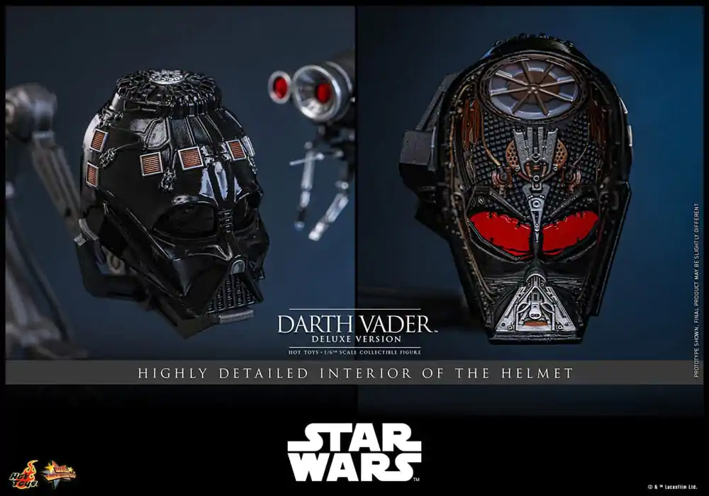 Star Wars: Episode III - Revenge of the Sith Movie Masterpiece Action Figure 1/6 Darth Vader (Deluxe Version) 35 cm product photo