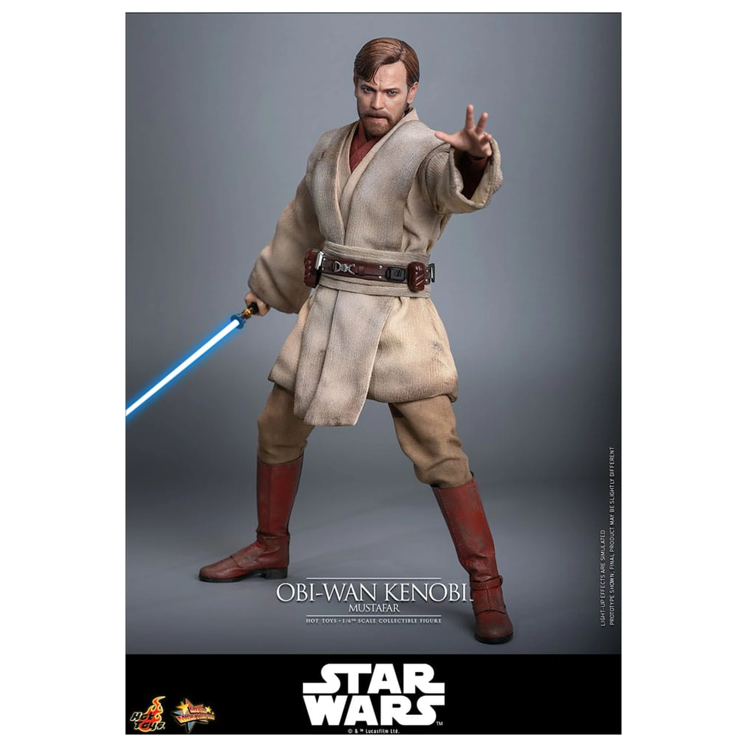 Star Wars: Episode III - Revenge of the Sith Movie Masterpiece Action Figure 1/6 Obi-Wan Kenobi (Mustafar) 31 cm product photo