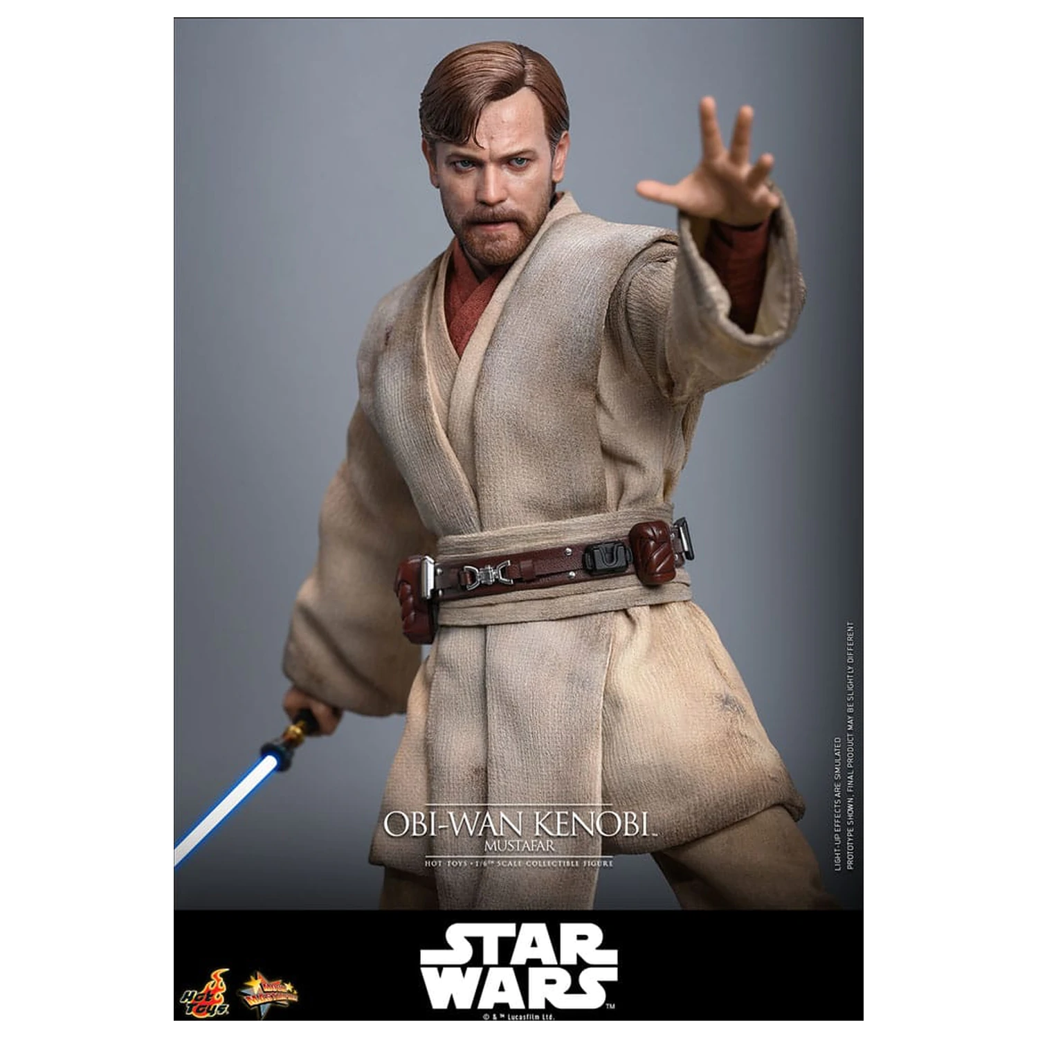 Star Wars: Episode III - Revenge of the Sith Movie Masterpiece Action Figure 1/6 Obi-Wan Kenobi (Mustafar) 31 cm product photo