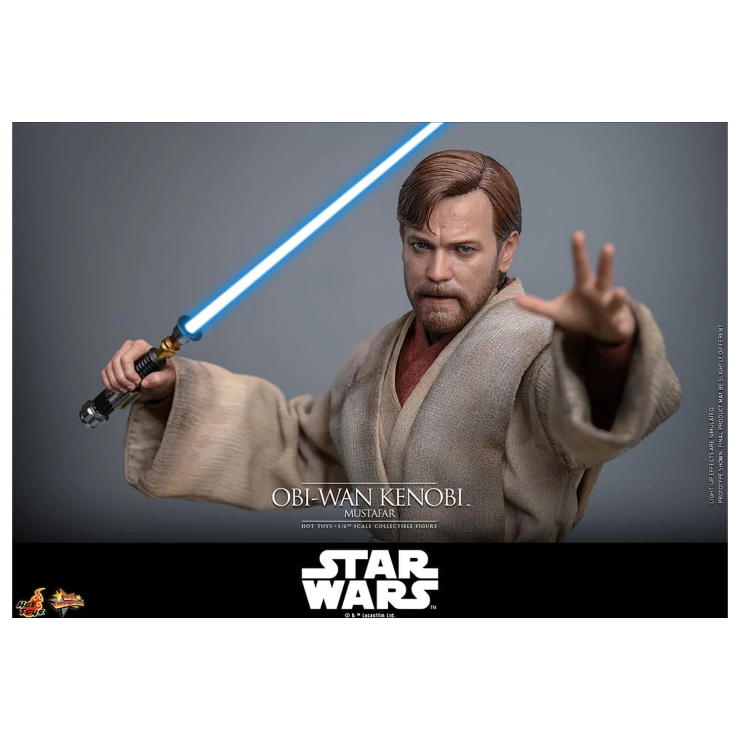 Star Wars: Episode III - Revenge of the Sith Movie Masterpiece Action Figure 1/6 Obi-Wan Kenobi (Mustafar) 31 cm product photo