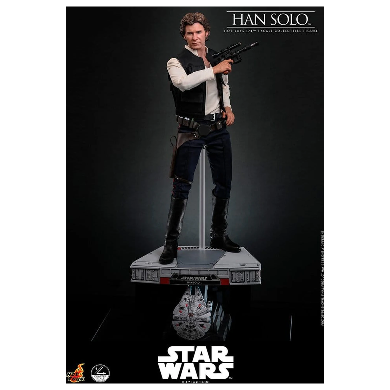 Star Wars Episode IV Action Figure 1/4 Han Solo 46  cm product photo