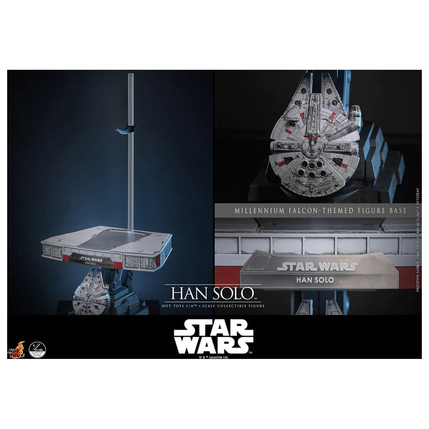 Star Wars Episode IV Action Figure 1/4 Han Solo 46  cm product photo