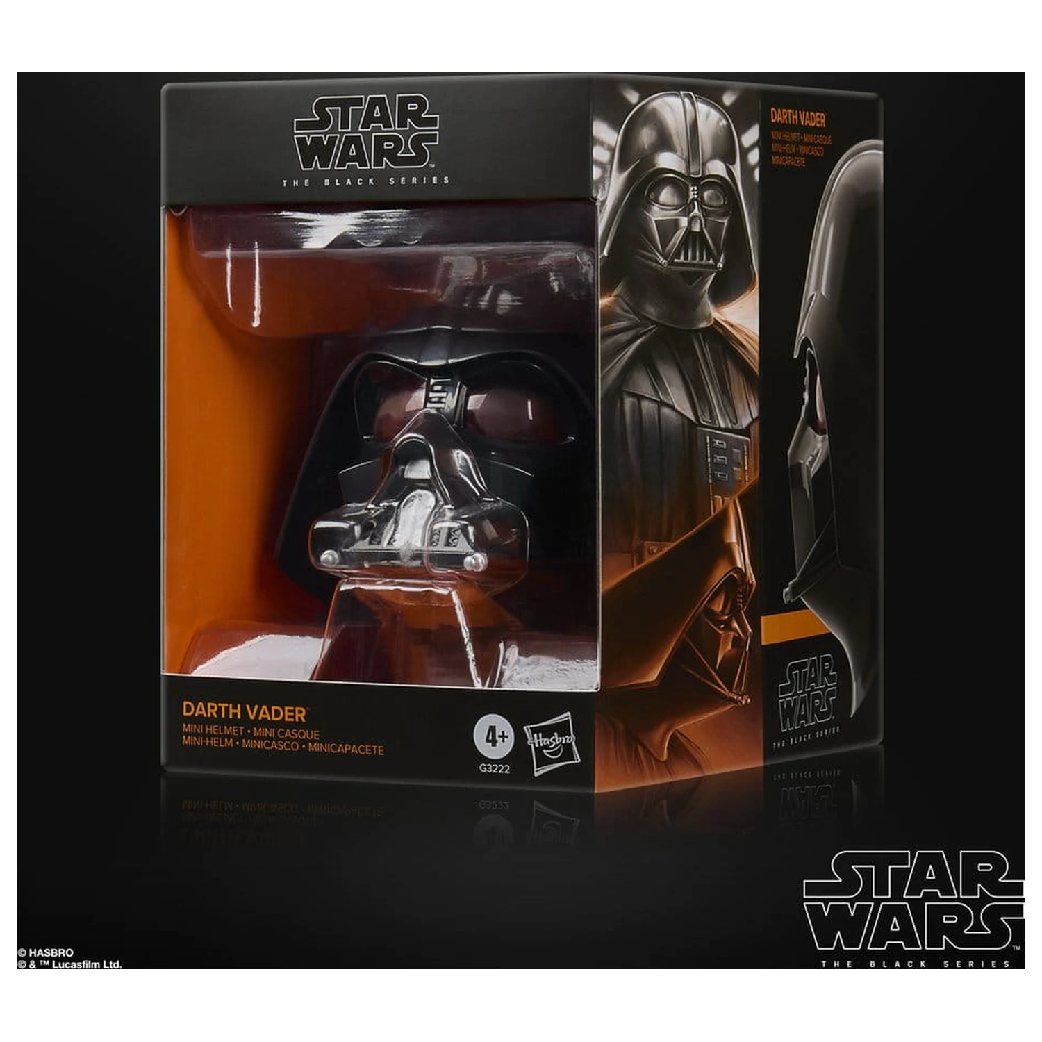 Star Wars Episode IV Black Series Mini Helmet Darth Vader 15 cm product photo