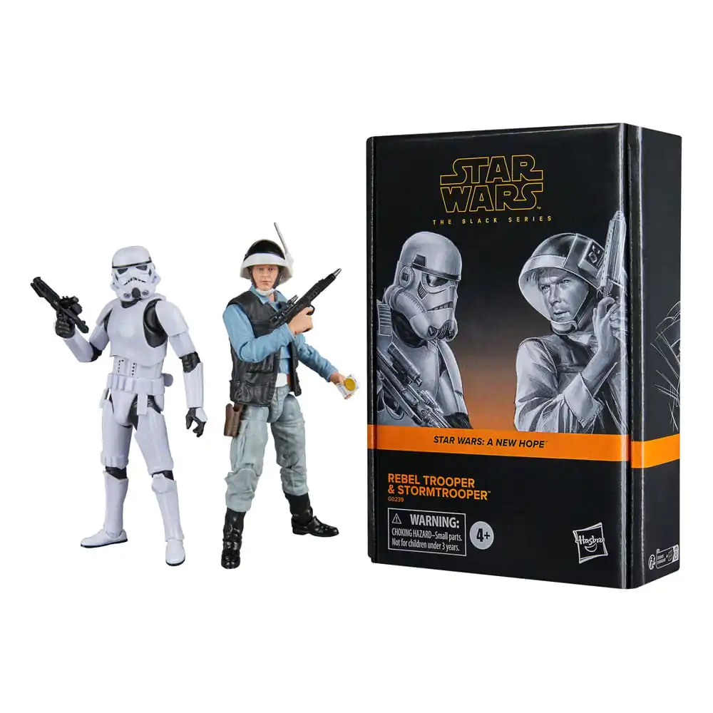 Star Wars Episode IV Black Series Action Figure 2-Pack Rebel Trooper & Stormtrooper 15 cm product photo