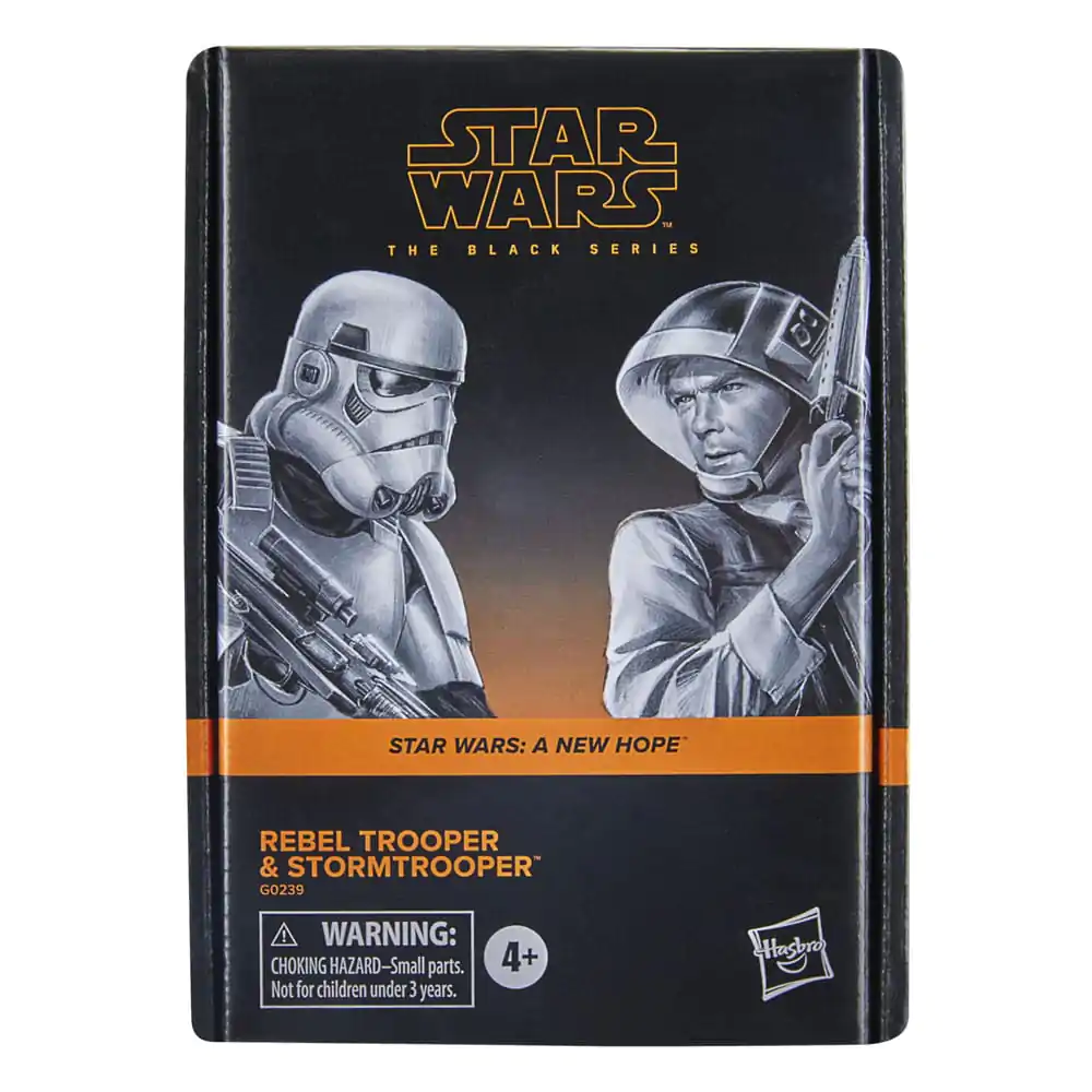 Star Wars Episode IV Black Series Action Figure 2-Pack Rebel Trooper & Stormtrooper 15 cm product photo